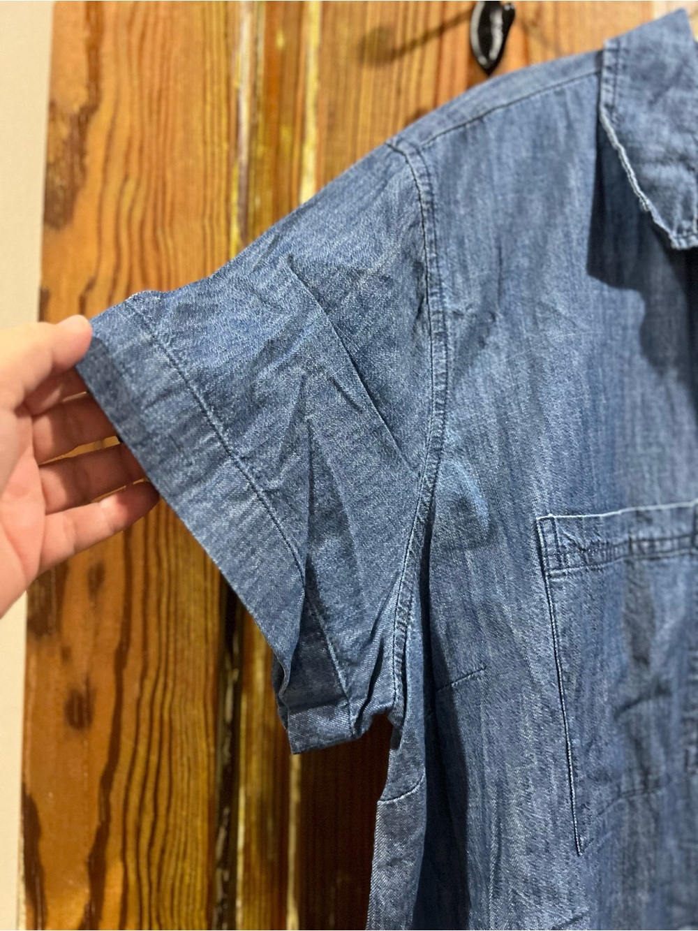 Old Navy Denim-Look Shirt Dress - Picture 4 of 7